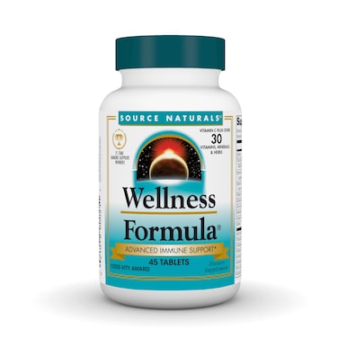 Source Naturals Wellness Formula Advanced Immune Support 45 Tablets