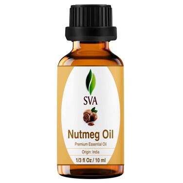 SVA ORGANICS SVA Nutmeg Essential Oil in Glass Bottle 13 Fl Oz 10 ml