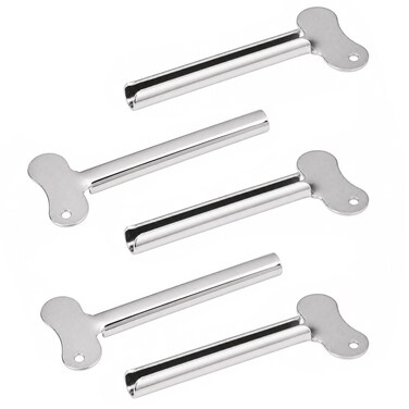 RAYNAG 5 Pieces Metal Tube Roller Toothpaste Tube Squeezer Rollup Key Dispenser Paint Squeezing Little Gadget Tool