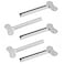 RAYNAG 5 Pieces Metal Tube Roller Toothpaste Tube Squeezer Rollup Key Dispenser Paint Squeezing Little Gadget Tool