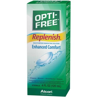 Opti-Free OPTIFREE Replenish MultiPurpose Disinfecting Solution 4 oz Pack of 6