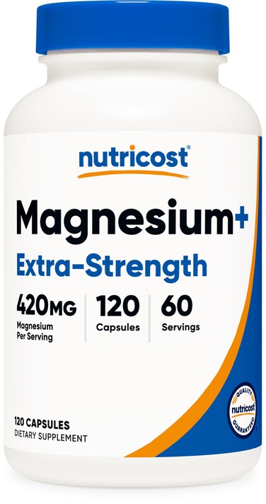 Nutricost Magnesium Extra Strength 420mg 120 Capsules 60 Servings