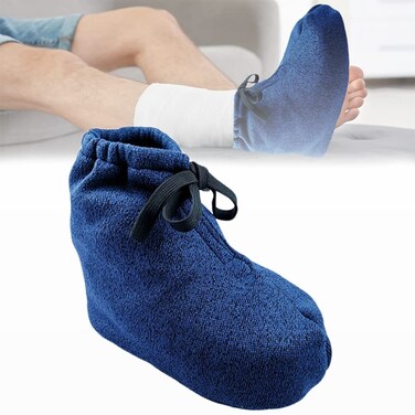 Mediss Cast Toe Sock Cover for Foot Ankle Cast Warm Plaster Stocking Protective Accessories Breathable Adjustable 1 Pcs M