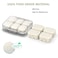 SOFISO Pill Organizer 46 Grid Free Assembly Travel Medicine Organizer