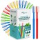 Pruvade 144 Pack Disposable Toothbrushes with Toothpaste Prepasted Mint