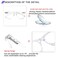 SIGVAN Progressive Multifocal Computer Glasses Women Men Blue Light Blocking Reading Glasses Spring Hinge Readers 2 Transparent 30
