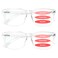 SIGVAN Progressive Multifocal Computer Glasses Women Men Blue Light Blocking Reading Glasses Spring Hinge Readers 2 Transparent 30