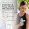 Sharper Image Powerboost Move Mini Percussion Massage Gun 4 Attachments 4 Speeds FSA Eligible Full Body Back Shoulder Massager Deep Tissue Muscle Recovery Portable Pain Relief Massage Tool