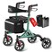 WALK MATE Rollator Walker for Seniors with Seat Lightweight Foldable