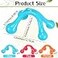 Liliful 9 Pcs 4 Point Massage Tools Small Hook Massager Handheld Palm Shaped Manual Back and Neck Massager Tools 4 Legged Hand Held for Body Muscles Arm Shoulder LegBlue Pink Orange