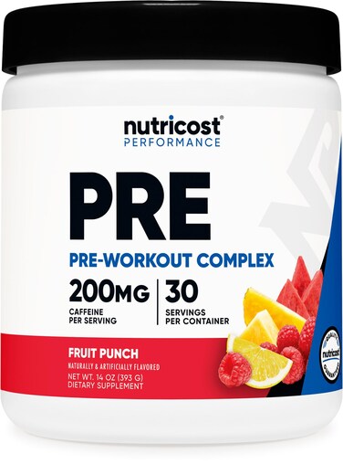 Nutricost PreWorkout Complex Powder Fruit Punch 30 Servings