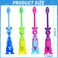 Gerrii 100 Pcs Kids Toothbrushes Bulk Soft Kangaroo Shape with Covers
