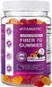 Vitamatic Prebiotic Fiber Gummies for Adults 7G Extra Strength Zero Sugar Added 240 Pectin Based Gummies Digestive Health Regularity Support