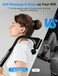 FVZ Massage Gun for Deep Tissue Back Massage with Extended Handle Black