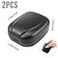 ZJIVQO 2 Pcs Hearing Aid Case Waterproof Portable Storage Box Hard Protective Box for Hearing Aid