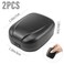 ZJIVQO 2 Pcs Hearing Aid Case Waterproof Portable Storage Box Hard Protective Box for Hearing Aid