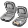 ZJIVQO 2 Pcs Hearing Aid Case Waterproof Portable Storage Box Hard Protective Box for Hearing Aid