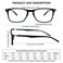 Sumkyle 3 Pack Progressive Multifocus Reading Glasses for Men Women Blue Light Blocking Spring Hinges Computer Readers 3 Black100
