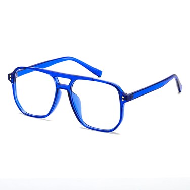 FEISEDY Blue Light Glasses for Women Men Oversized Pilot Lightweight B2866