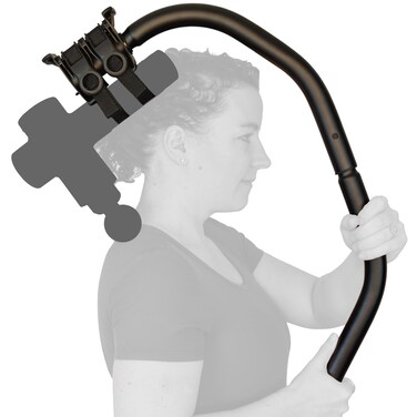 Ninefold Design BackBadger Flex Massage Gun Holder Adjustable Ergonomic Extension Handle