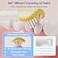 EASICUTI Soft Toddler Toothbrushes Efficient 3 Sided Toothbrush 8 Pack