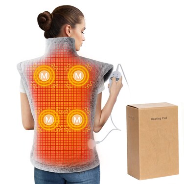 STARBEDIA Massaging Heating Pad for Neck Shoulders and Back Massager