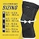 Futuro Premium Compression Knee Sleeve with Stabilizers Removable Stabilizers Advanced Customizable Compression Sleeve for Mild Arthritis Swelling Soreness Sprains and Strains Small