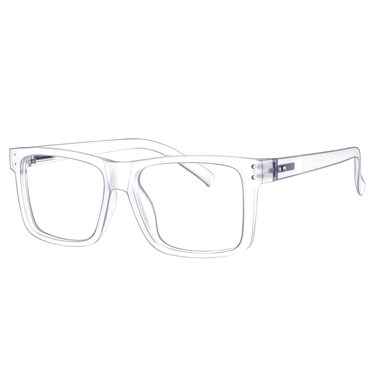 Eyekepper 25 Reading Glasses Men Oversized Readers for Women Clear