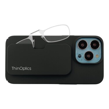 ThinOptics Slimline Rectangular Reading iPhone 15 Pro CaseClear Glasses 44 mm 2