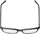 kate spade new york Womens Jodie 2 Rectangular Reading Glasses BLK HAVAN 50 mm 15
