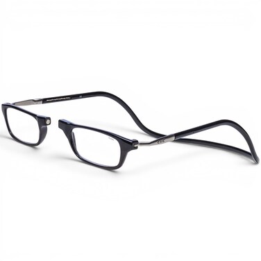 Clic Unisex Adults Long Adjustable Front Connect Ready Reader Black Long 250 Strength