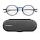 ThinOptics Unisex Adult Glasses Reading Regular Case Round Blue 150 US