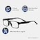Readerest Blue Light Blocking Glasses Stylish Computer Eyewear with 175 Magnification UV Protection Vision Aid for Eye Strain and Glare Reduction Lightweight Frames for Men and Women Black