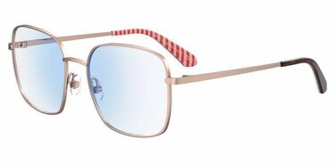 kate spade new york Womens SalomeBB Rectangular Reading Glasses Red Gold RBlue As 52mm 17mm 2