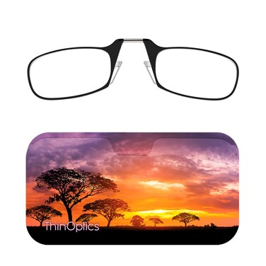 ThinOptics Universal Pod Case Rectangular Reading Glasses Safari Sunset 58 mm 1