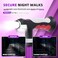BigAlex Folding Walking Cane with Two Led Lights for Elderly Solid Base Adjustable Walking Stick with Carrying Bag for Men Women