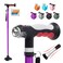 BigAlex Folding Walking Cane with Two Led Lights for Elderly Solid Base Adjustable Walking Stick with Carrying Bag for Men Women