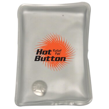 Relief Pak111025 Hot Button Instant Reusable Hot Compress Small