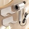SUPTEC 2Pack Universal Hair Dryer Holder Self Adhesive Wall Mount White