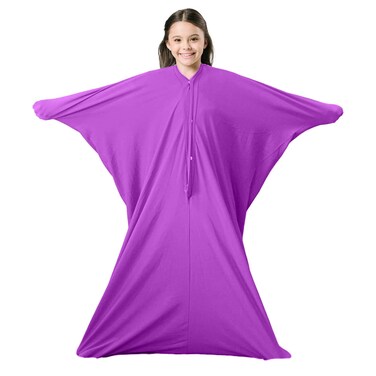 SENSORY4U Sensory Body Sock Medium Lavender Compression Sack for Kids