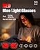 Bloomoak999 Blue Light Blocking Glasses for Eye Strain and Better Sleep