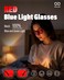 Bloomoak999 Blue Light Blocking Glasses for Eye Strain and Better Sleep
