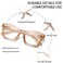 FSRTEP Stylish Readers for Women 3 Pack Reading Glasses with Blue Light Blocking and Spring Hinge HBK 125