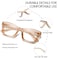FSRTEP Stylish Readers for Women 3 Pack Reading Glasses with Blue Light Blocking and Spring Hinge HBK 10