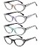 EYEURL Cat Eye Reading Glasses for Women Blue Light Blocking Readers 150