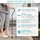 Vive Walking Cane for Women Men Elderly Patented Offset Grip