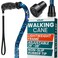 Vive Walking Cane for Women Men Elderly Patented Offset Grip