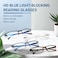 TERAISE Anti UV Reading Glasses 4 Pairs Blue Light Blocking Reader Womens Mens 250X