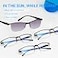 TERAISE Reading Glasses 4Pack Blue Light Blocking Reader Glasses for Men and Women Ultralight Computer Eyeglasses Prevent Eye Fatigue Include 1Pack Reading Sunglasses Outdoor Anti UV175X