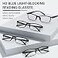 TERAISE 4PCS Fashion Antiblue light Reading Glasses Men Women Computer Reader200X